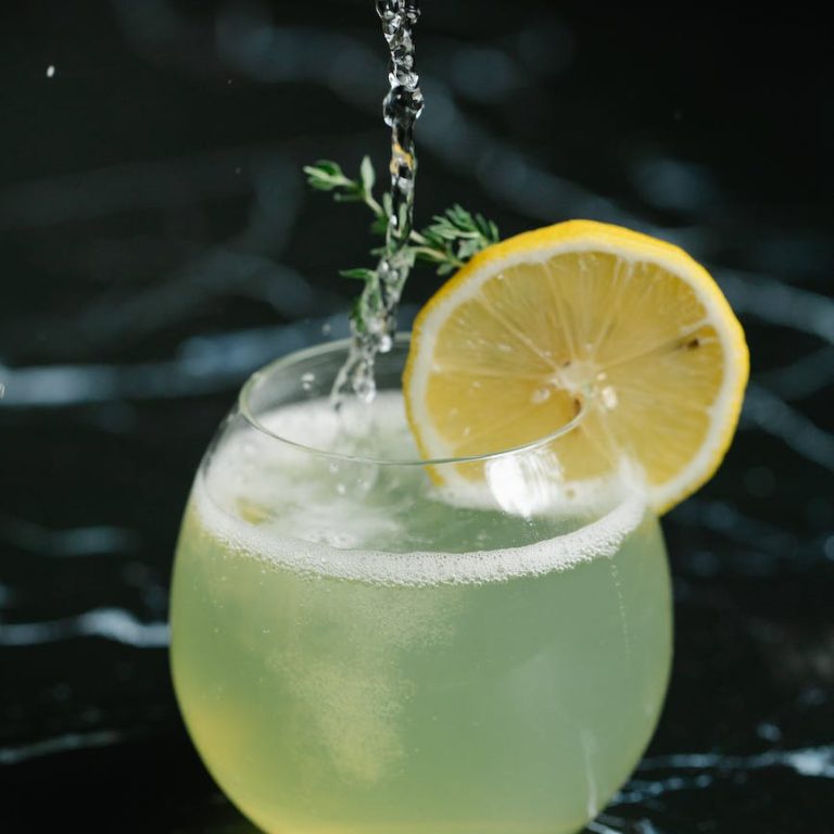 pexels-photo-8679352 cocktail drink in clear glass with slice of lemon